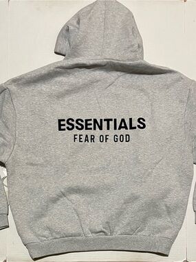 Essentials‎ Light Heather Grey Hoodie with Tag